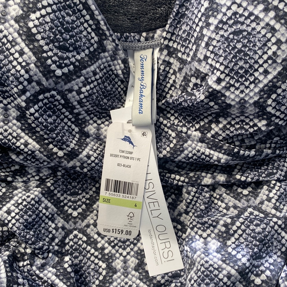 Tommy Bahama Desert Python Swimsuit. Size 4. Nwt - image 3